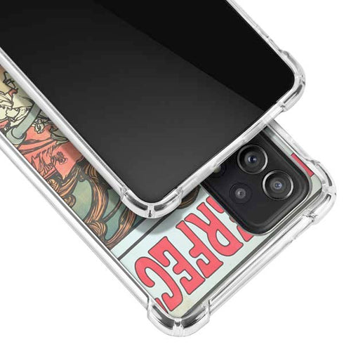 Alphonse Mucha Cycles Perfecta Galaxy A72 5G Clear Case